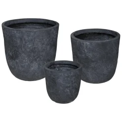 3S. x Home Lot de 3 Pots Fibre Max D 39 Sale