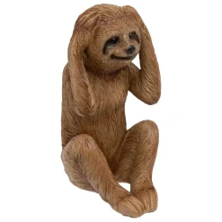 3S. x Home Lot de 3 Statues paresseux marron Clearance