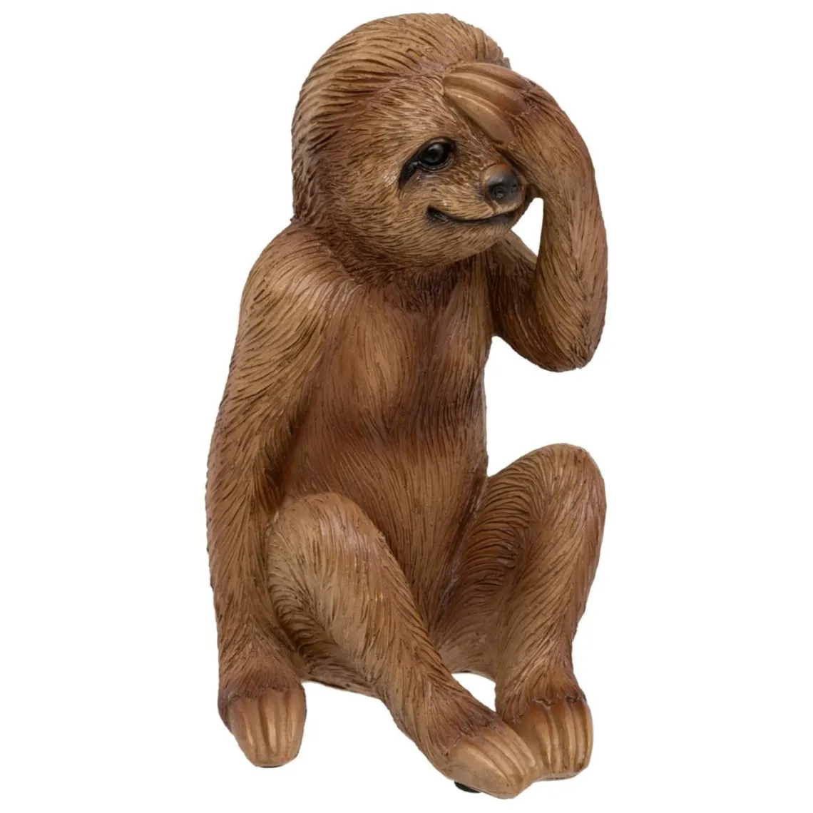 3S. x Home Lot de 3 Statues paresseux marron Clearance