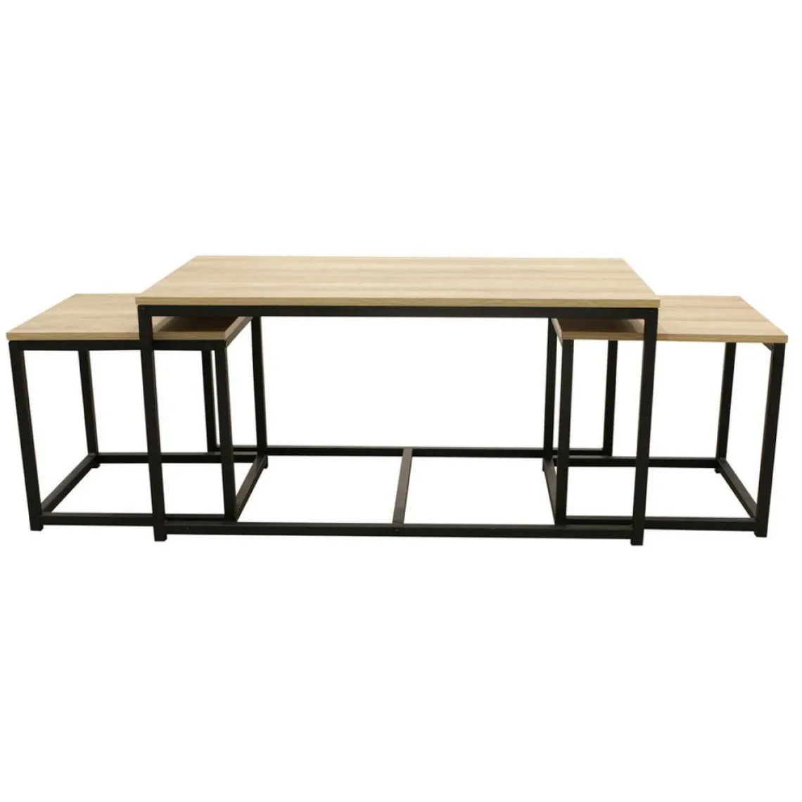 3S. x Home Lot de 3 tables basses industrielles MEMPHIS Clearance