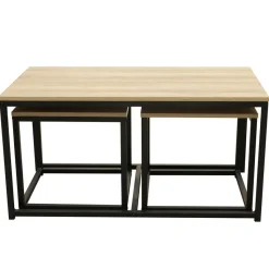 3S. x Home Lot de 3 tables basses industrielles MEMPHIS Clearance
