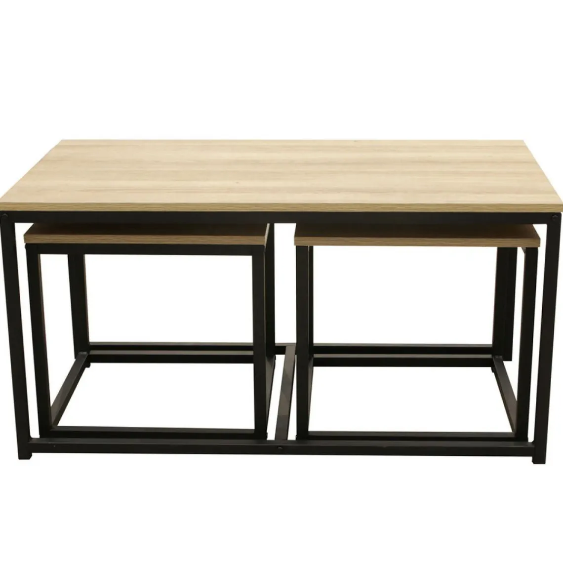 3S. x Home Lot de 3 tables basses industrielles MEMPHIS Clearance