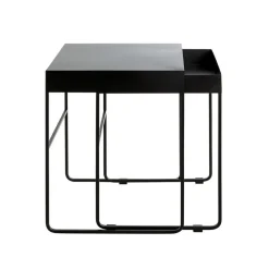 3S. x Home Lot de 2 tables d'appoint noir New