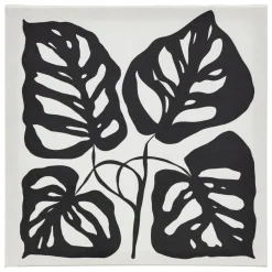 3S. x Home Lot de 5 toiles imprimées Cynthia et blanc Noir Clearance