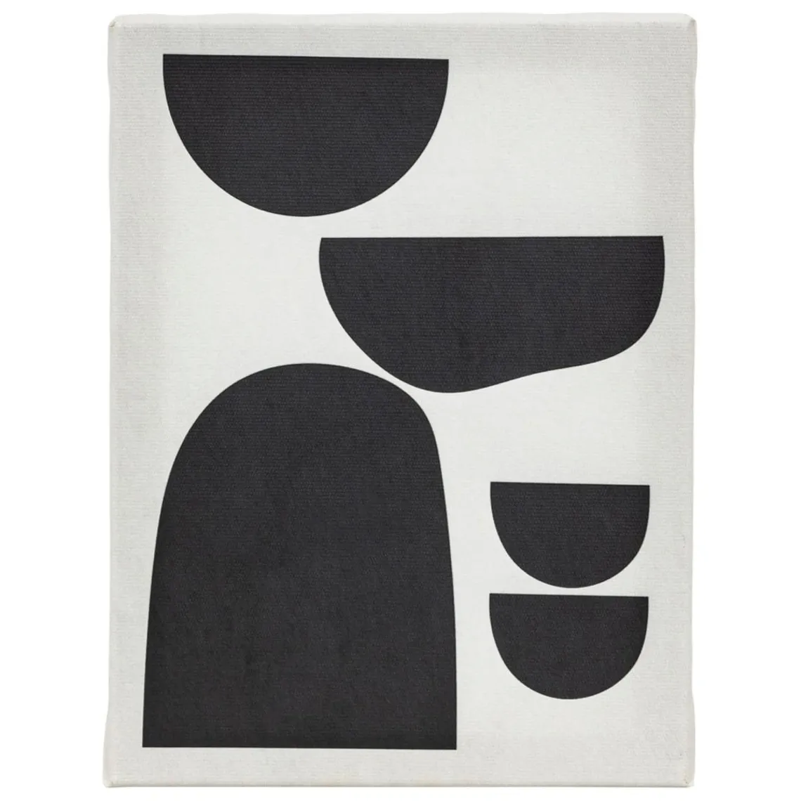 3S. x Home Lot de 5 toiles imprimées Cynthia et blanc Noir Clearance