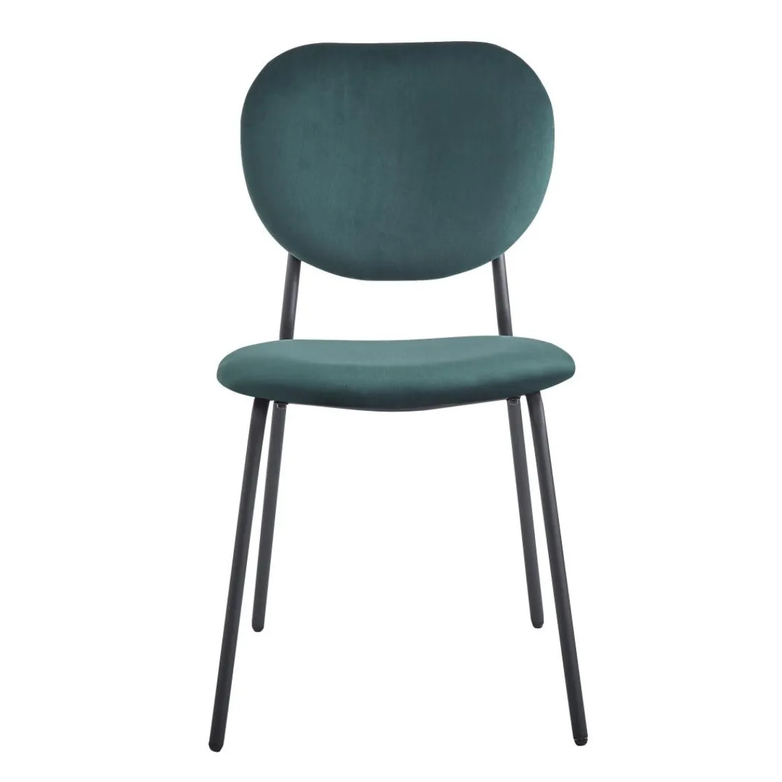 3S. x Home Lot de chaises SUZUKA avec son design scandinave vert New