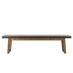 Macabane Lot jardin HOUSTON table et 2 bancs HECTOR Outlet