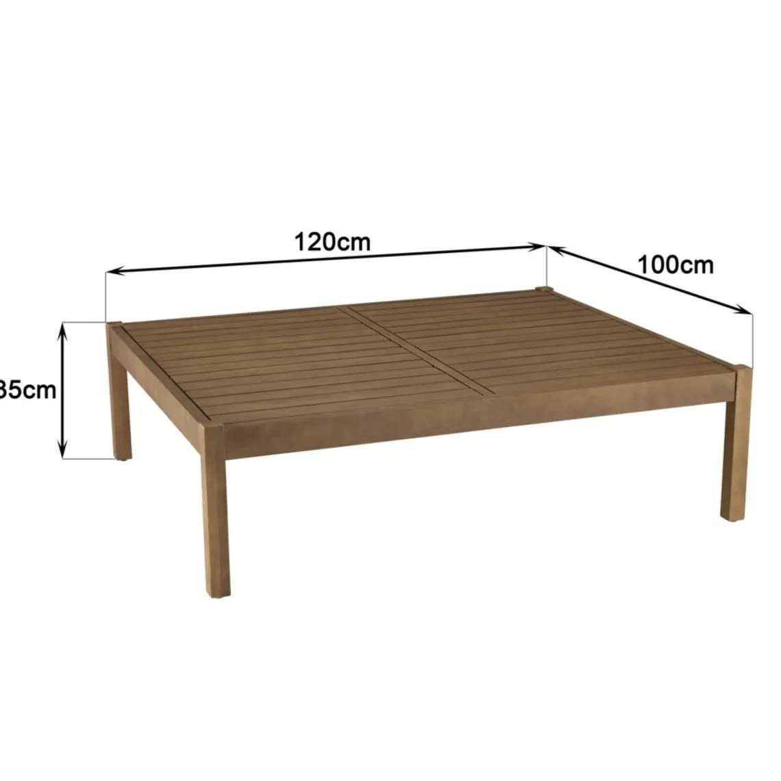 Macabane Lot n°2 Salon de jardin acacia vert sapin CELESTIN Best