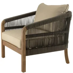 Macabane Lot n°2 Salon de jardin acacia vert sapin CELESTIN Best