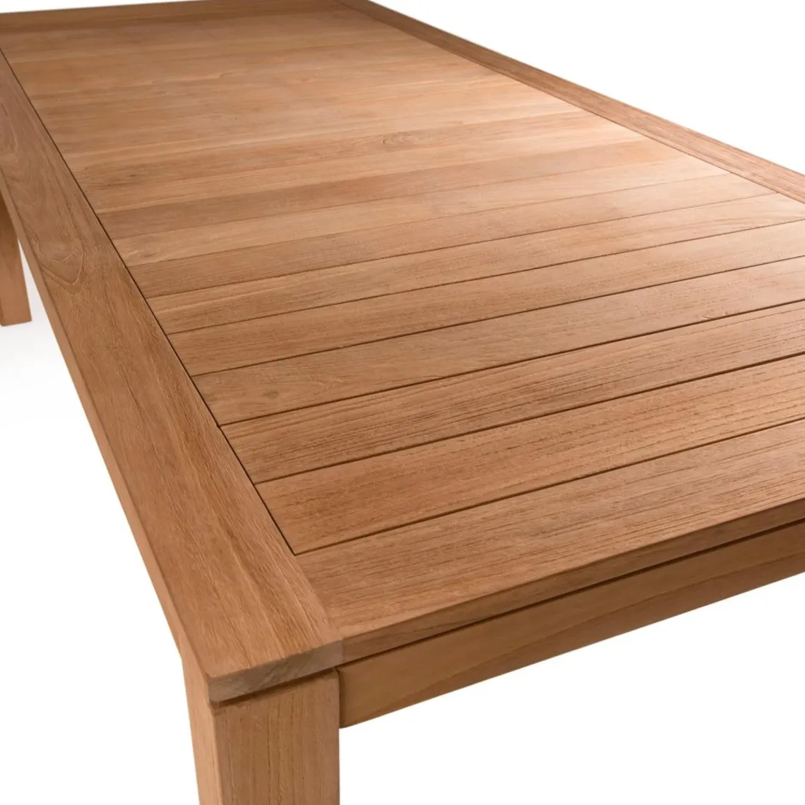 Macabane Lot n°168 Salon de jardin en teck et textilène 8/10 personnes Outlet