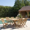 Macabane Lot n°152 Salon de jardin en teck 8/10 personnes FUN Best
