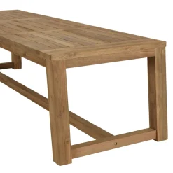 Macabane Lot n°4 Salon de jardin teck recyclé rotin synthétique 8 à 10 personnes VALERIA Best