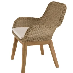 Macabane Lot n°6 Salon de jardin teck recyclé rotin synthétique 8/10 personnes KALLY Outlet