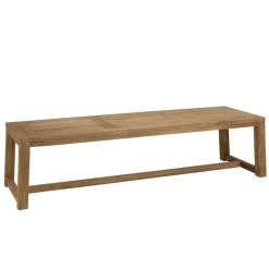 Macabane Lot n°6 Salon de jardin teck recyclé rotin synthétique 8/10 personnes KALLY Outlet