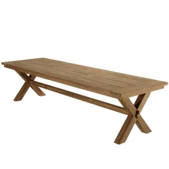Macabane Lot n°10 Salon de jardin teck recyclé et teck 8/10 personnes KALLY Clearance