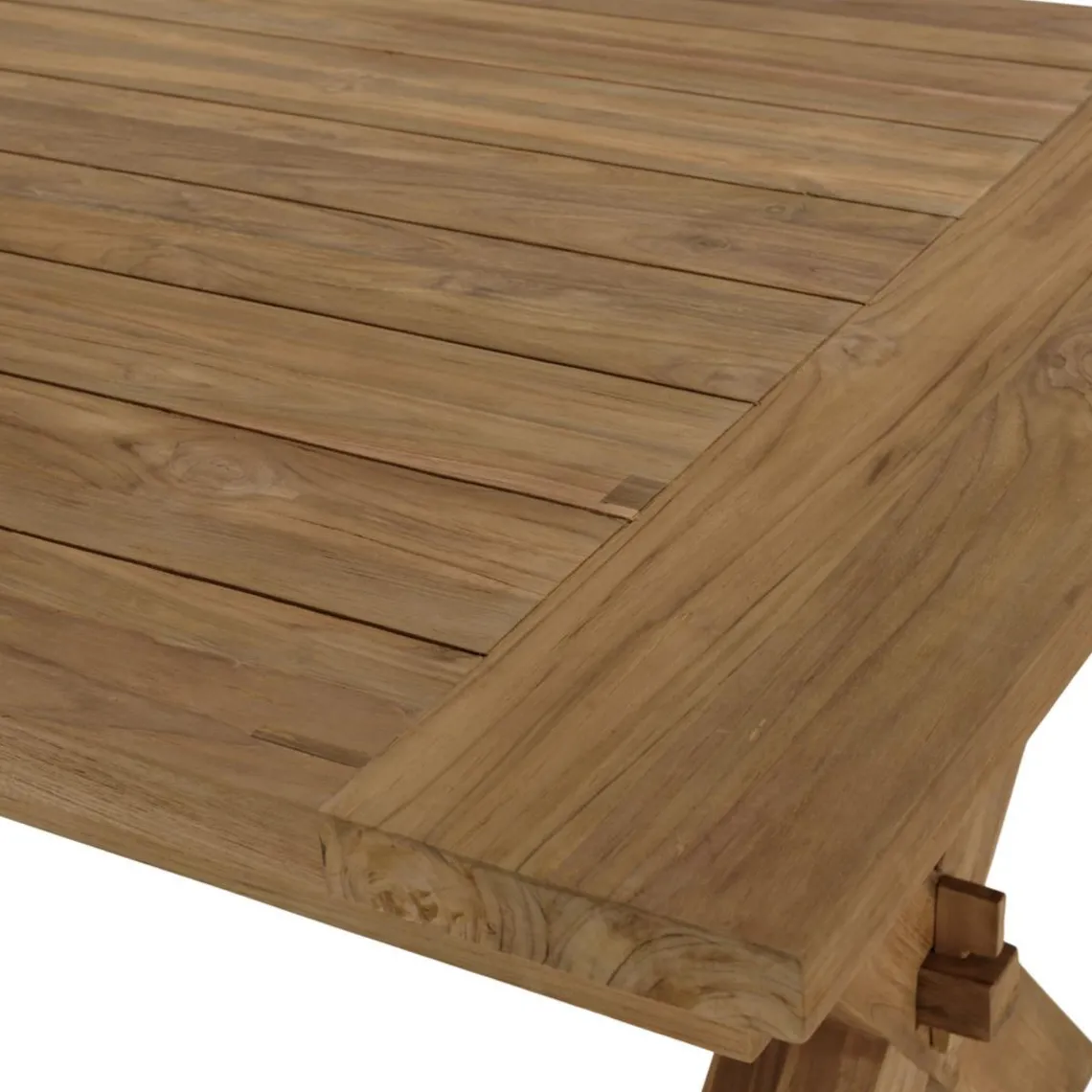 Macabane Lot n°10 Salon de jardin teck recyclé et teck 8/10 personnes KALLY Clearance