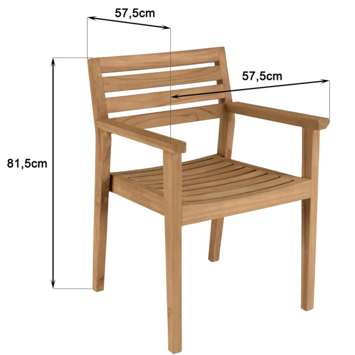 Macabane Lot n°10 Salon de jardin teck recyclé et teck 8/10 personnes KALLY Clearance