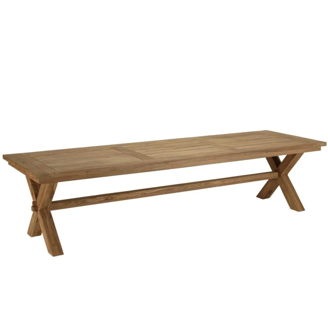 Macabane Lot n°10 Salon de jardin teck recyclé et teck 8/10 personnes KALLY Clearance