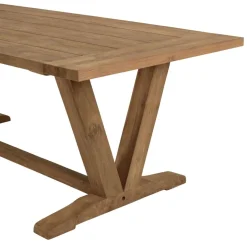 Macabane Lot n°14 Salon de jardin teck recyclé rotin synthétique 6 personnes VALERIA Discount