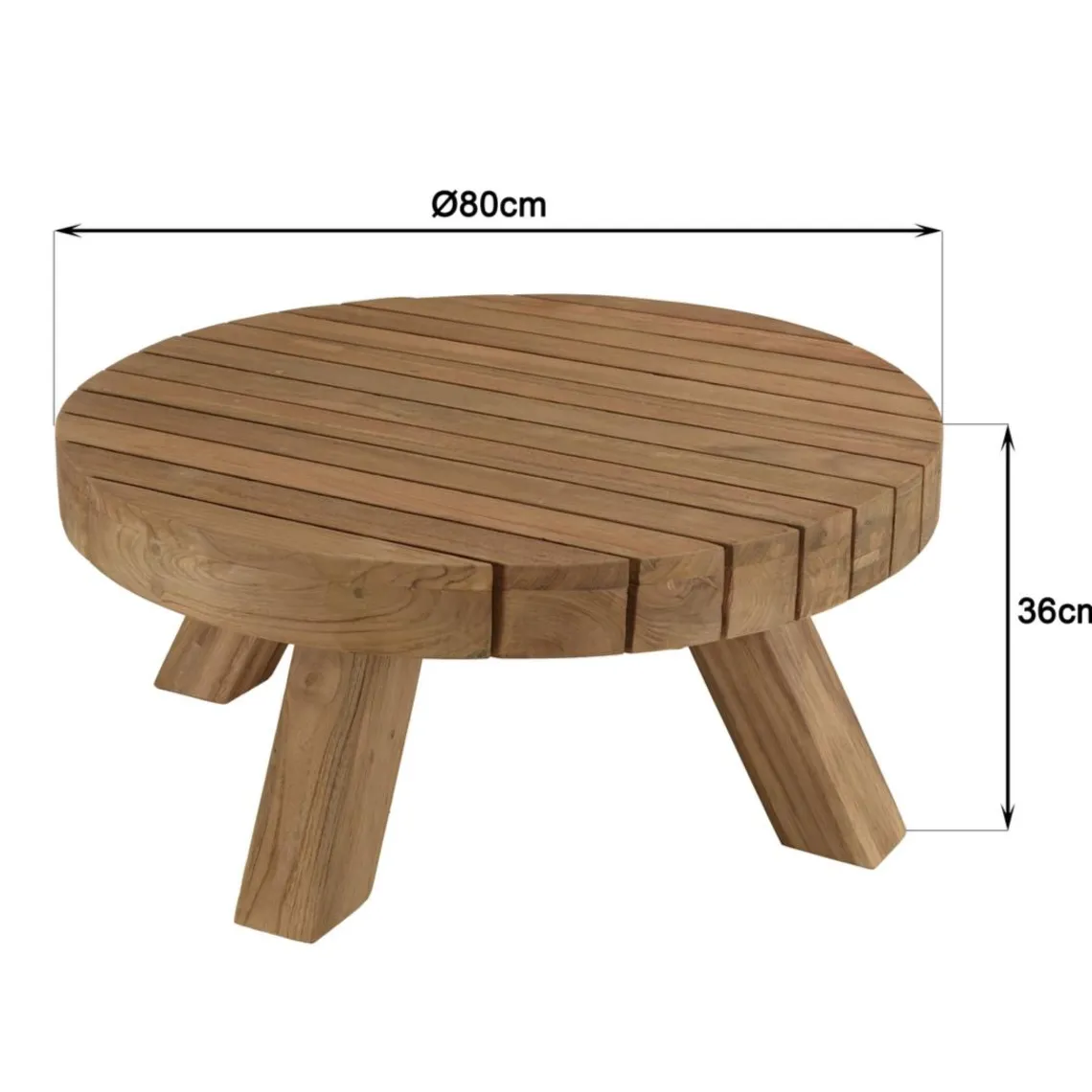 Macabane Lot n°35 Salon de jardin teck recyclé rotin synthétique 2 personnes VALERIA Outlet