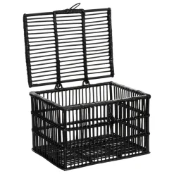 3S. x Home Malle en Rotin Noir LUM X3 Discount