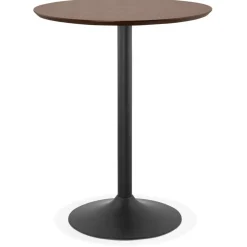 ALTEREGO Mange-debout / table haute 'OSTERIA' en bois finition Noyer Online