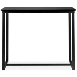 ALTEREGO Mange-debout ou Table haute 'MINERVA' en bois et métal noir Hot