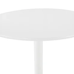 ALTEREGO Mange-debout ou table haute 'MADISON' blanche Hot