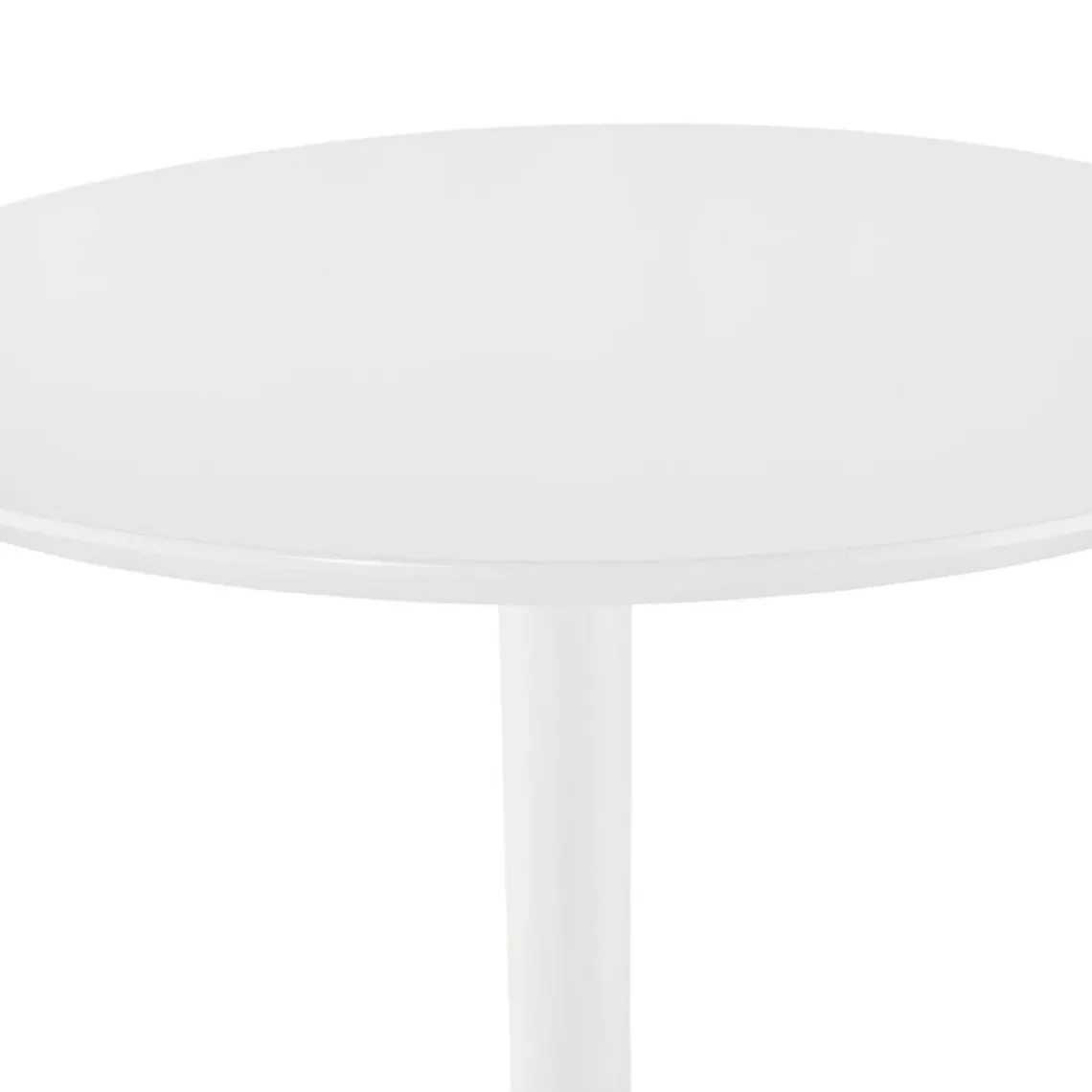 ALTEREGO Mange-debout ou table haute 'MADISON' blanche Hot