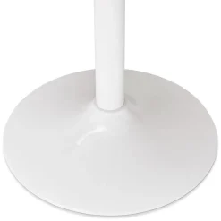 ALTEREGO Mange-debout ou table haute 'MADISON' blanche Hot