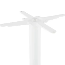 ALTEREGO Mange-debout ou table haute 'MADISON' blanche Hot