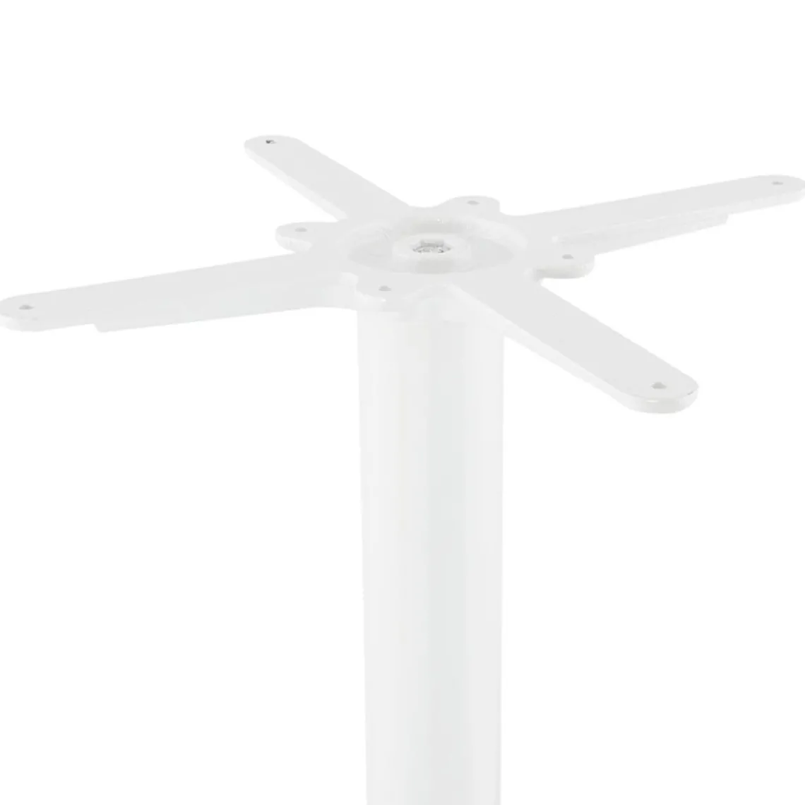 ALTEREGO Mange-debout ou table haute 'MADISON' blanche Hot