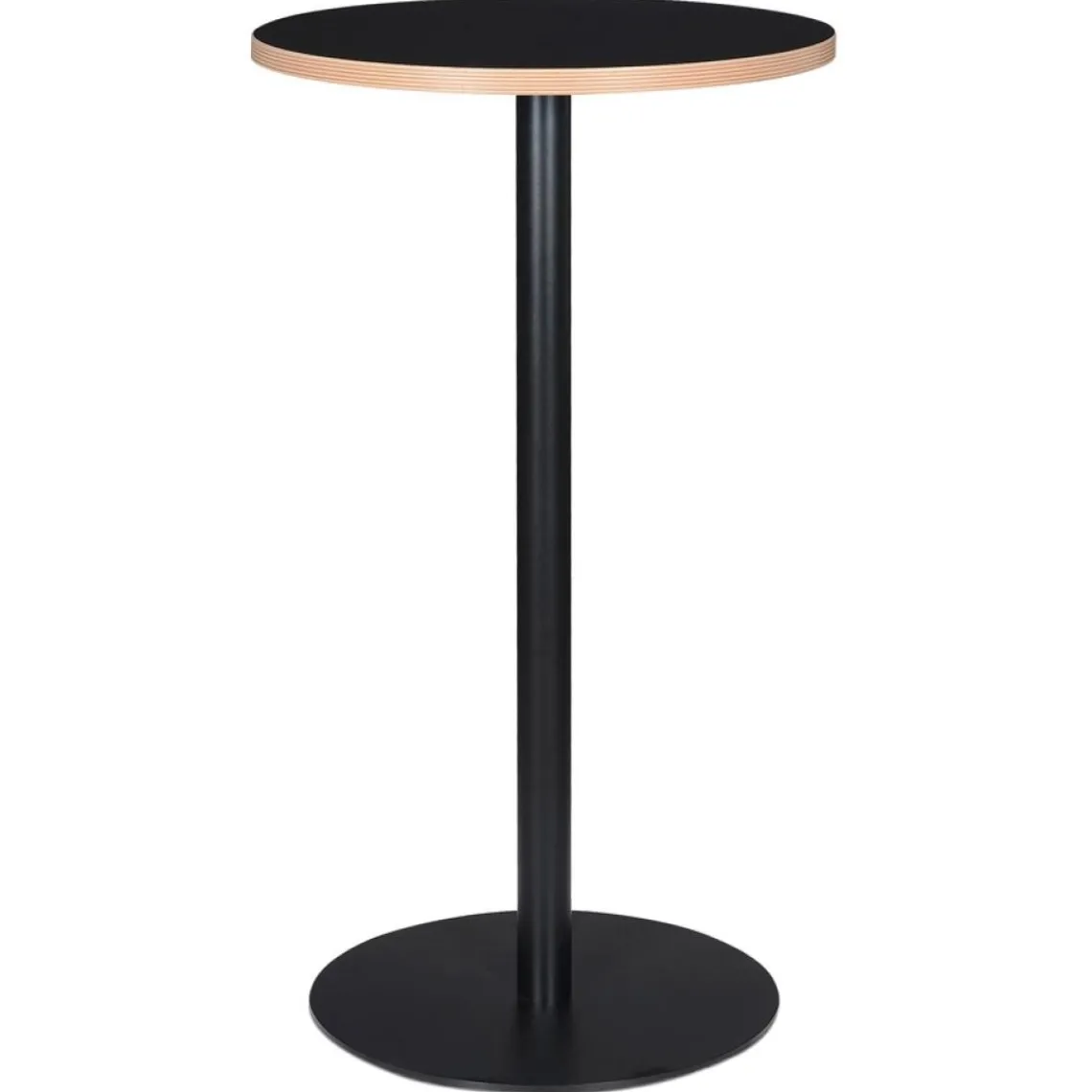 ALTEREGO Mange-debout rond 'POLLUX ROUND' noir Discount