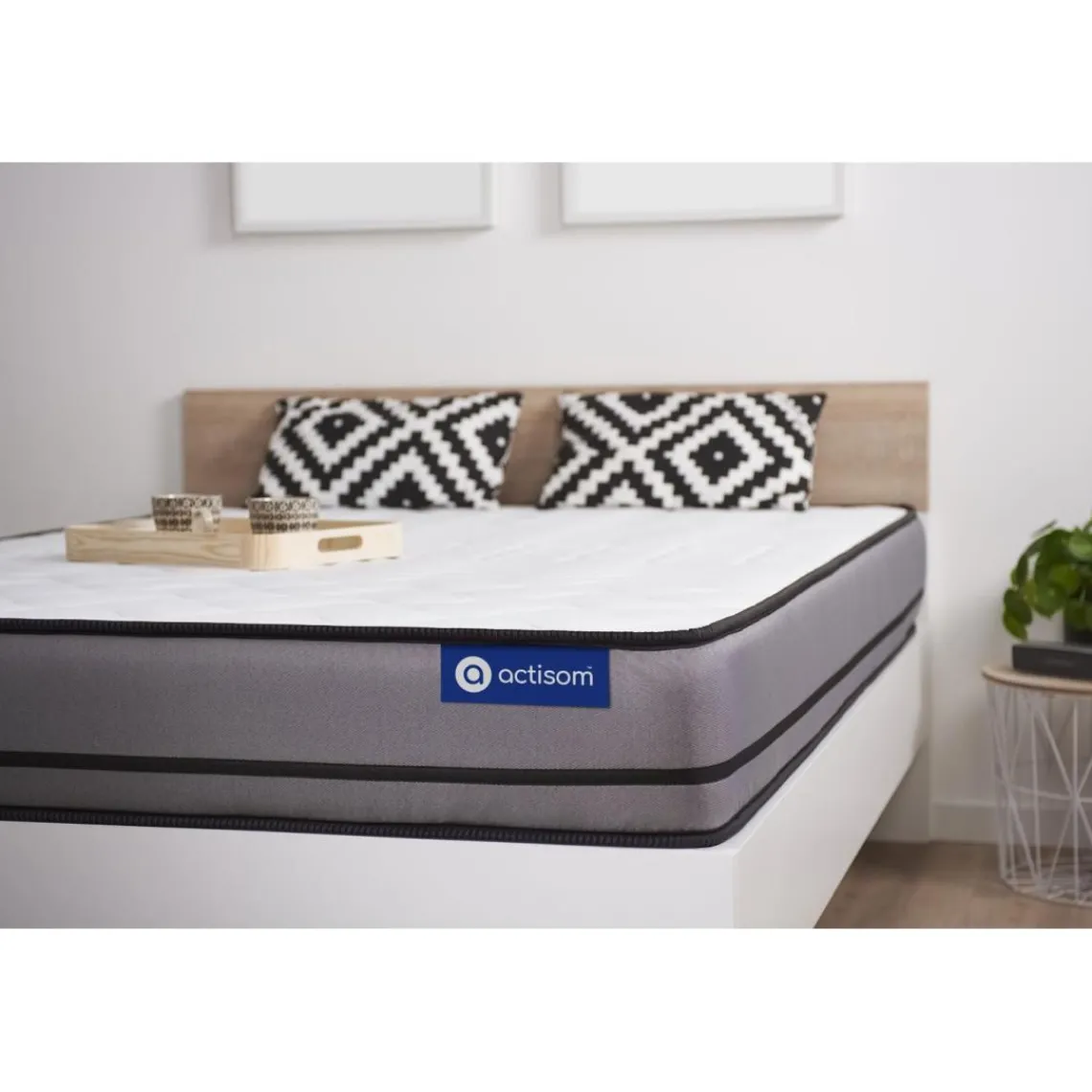 ACTISOM Matelas ACTILATEX 2 faces à mémoire de forme LATEX 3 zones de confort Online