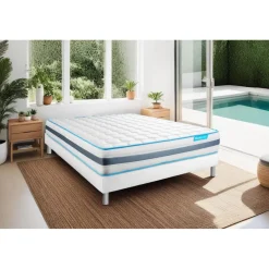 BODYCARE Matelas BODYZONE Ressorts ensaches 3 zones Ultra epaisseur