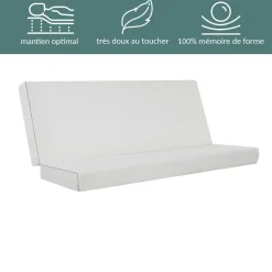 SAMPUR Matelas pour canape clic-clac en mousse Sale