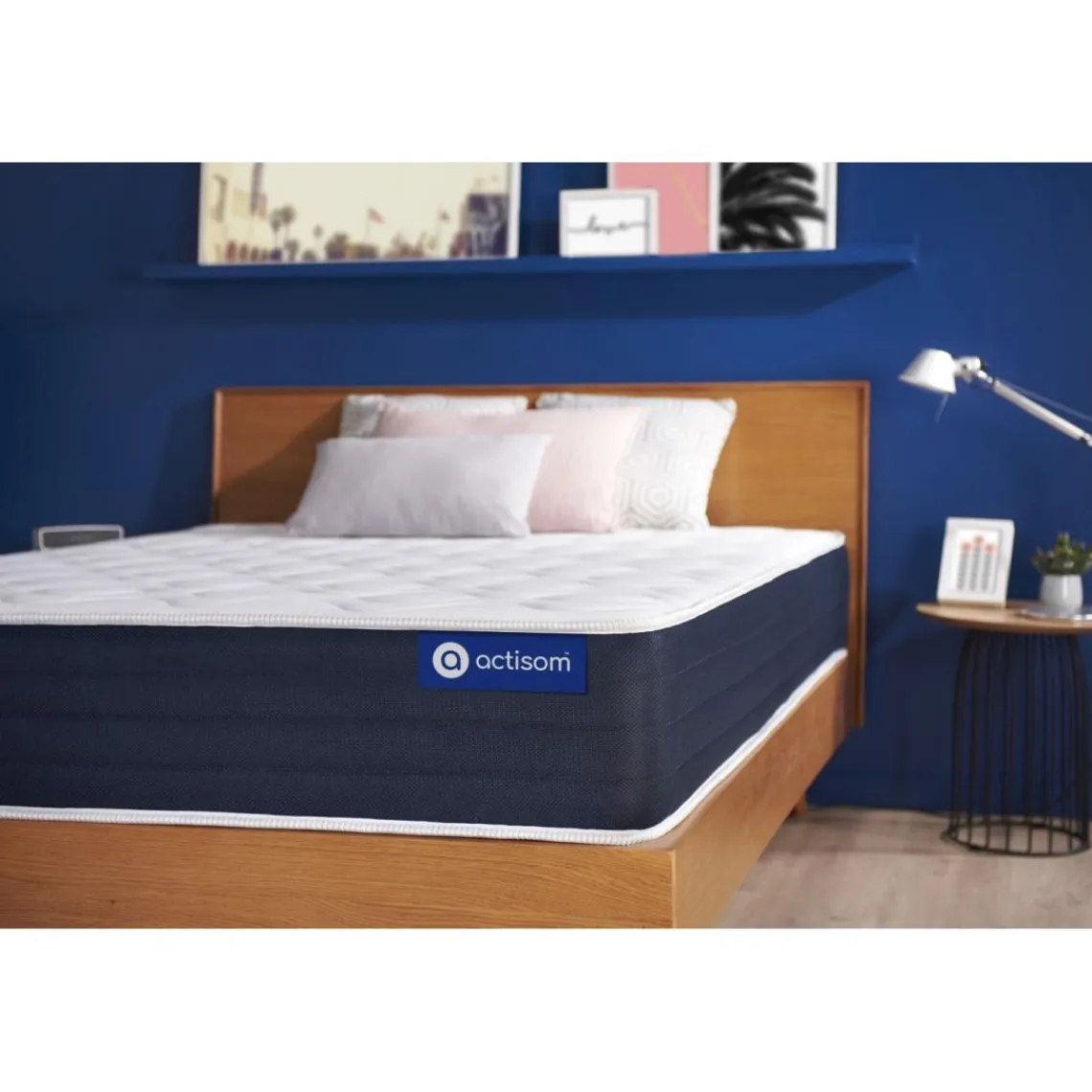 ACTISOM Matelas Ressorts ensaches et Memoire de forme ACTIFLEX SLEEP 5 zones de confort Hot