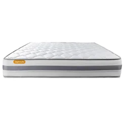 Septnuits Matelas sommier gris Memo Spring Ressorts ensaches 3 zones de confort MAXI epaisseur Sale