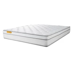 Septnuits Matelas sommier kit blanc Memo Luxe Ressorts ensaches memoire de forme MAXI epaisseur Online