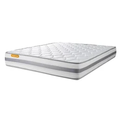 Septnuits Matelas sommier kit gris Memo Spring Ressorts ensaches MAXI épaisseur Outlet