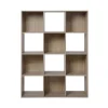 Calicosy Meuble à 12 cases en bois Beige Sale