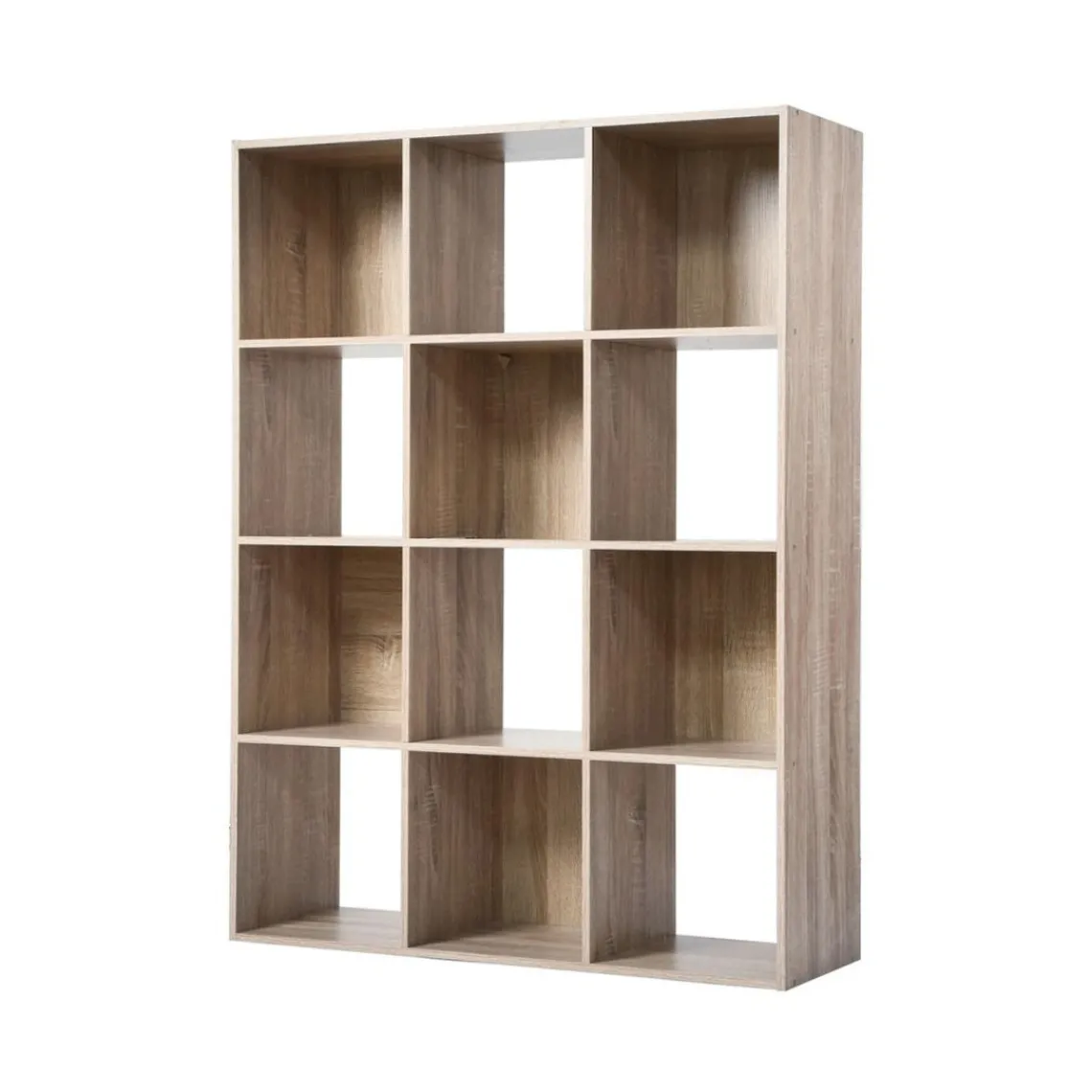 Calicosy Meuble à 12 cases en bois Beige Sale