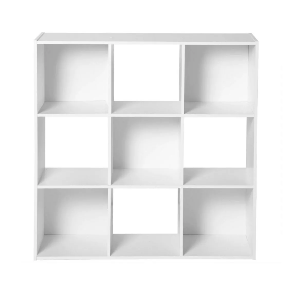 Calicosy Meuble à 9 cases en bois blanc Discount