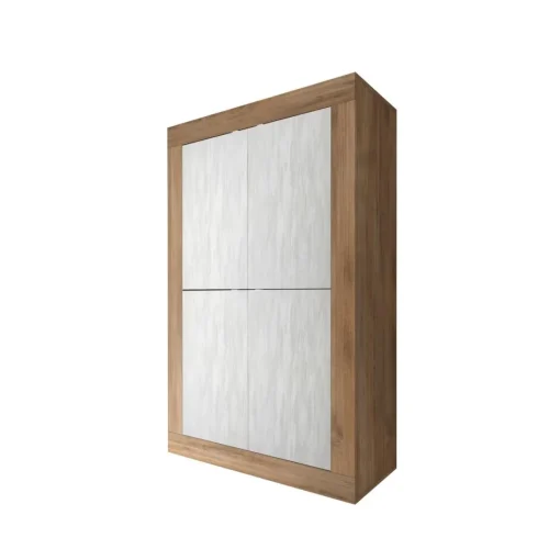 3S. x Home Meuble 4 portes en bois bicolore Sale