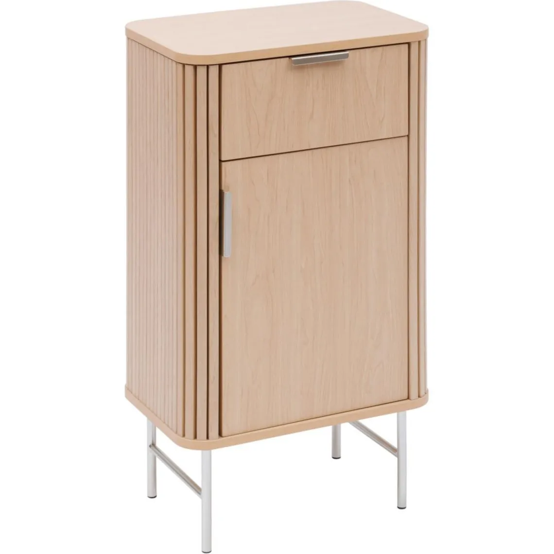 3S. x Home Meuble bas de salle de bain 1 porte Beige New