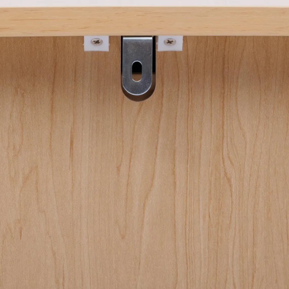 3S. x Home Meuble bas de salle de bain 1 porte Beige New