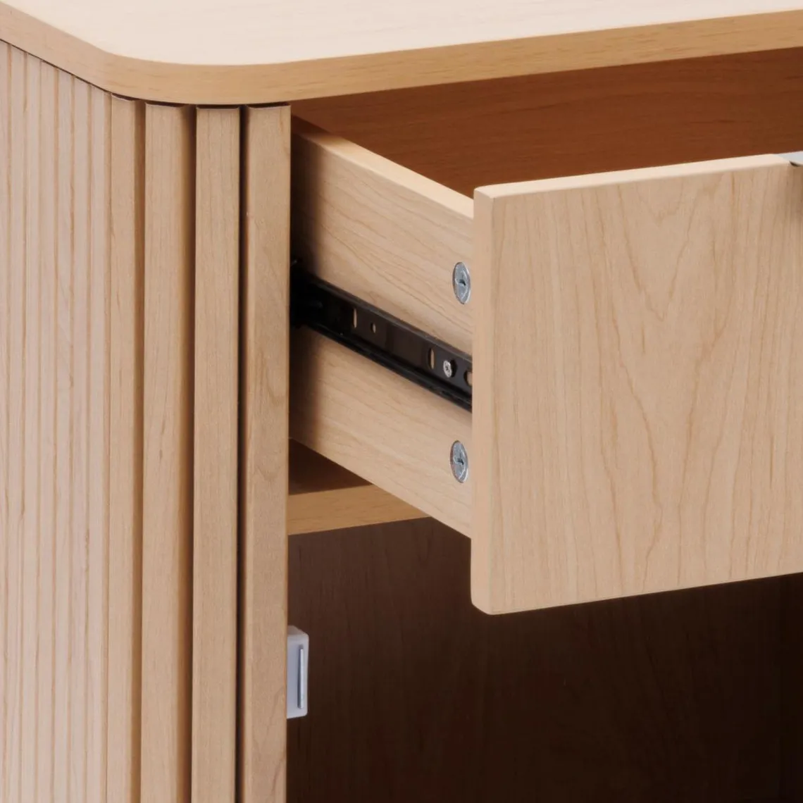 3S. x Home Meuble bas de salle de bain 1 porte Beige New