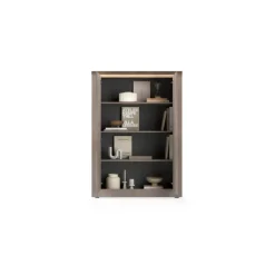 3S. x Home Meuble de rangement 4 portes ISCHIA avec éclairage LED intégré New