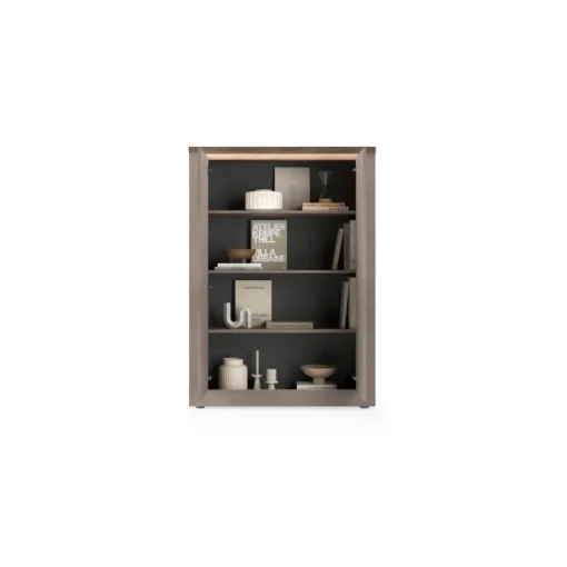 3S. x Home Meuble de rangement 4 portes ISCHIA avec éclairage LED intégré New