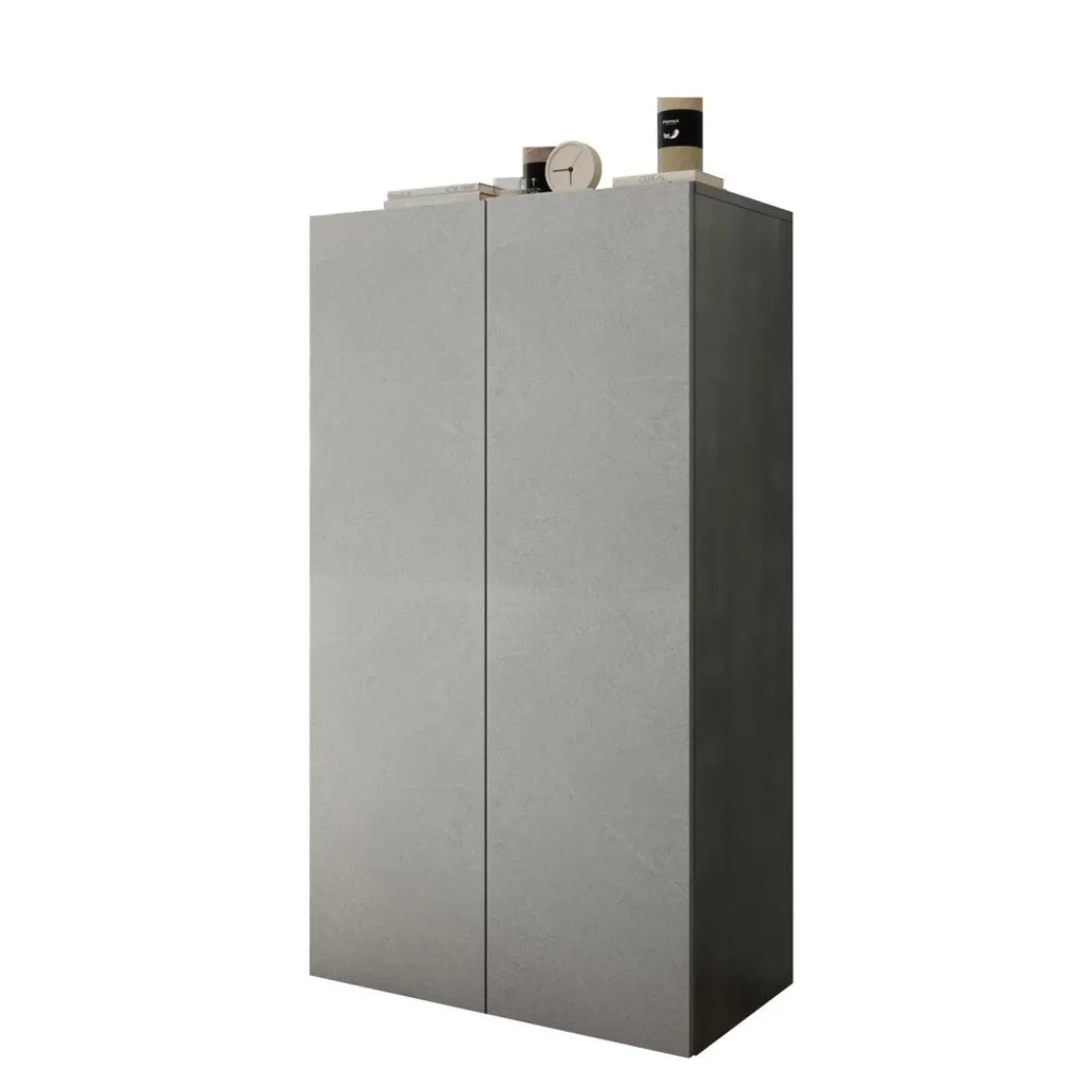 3S. x Home Meuble de rangement 2 portes 6 étagères reglable New